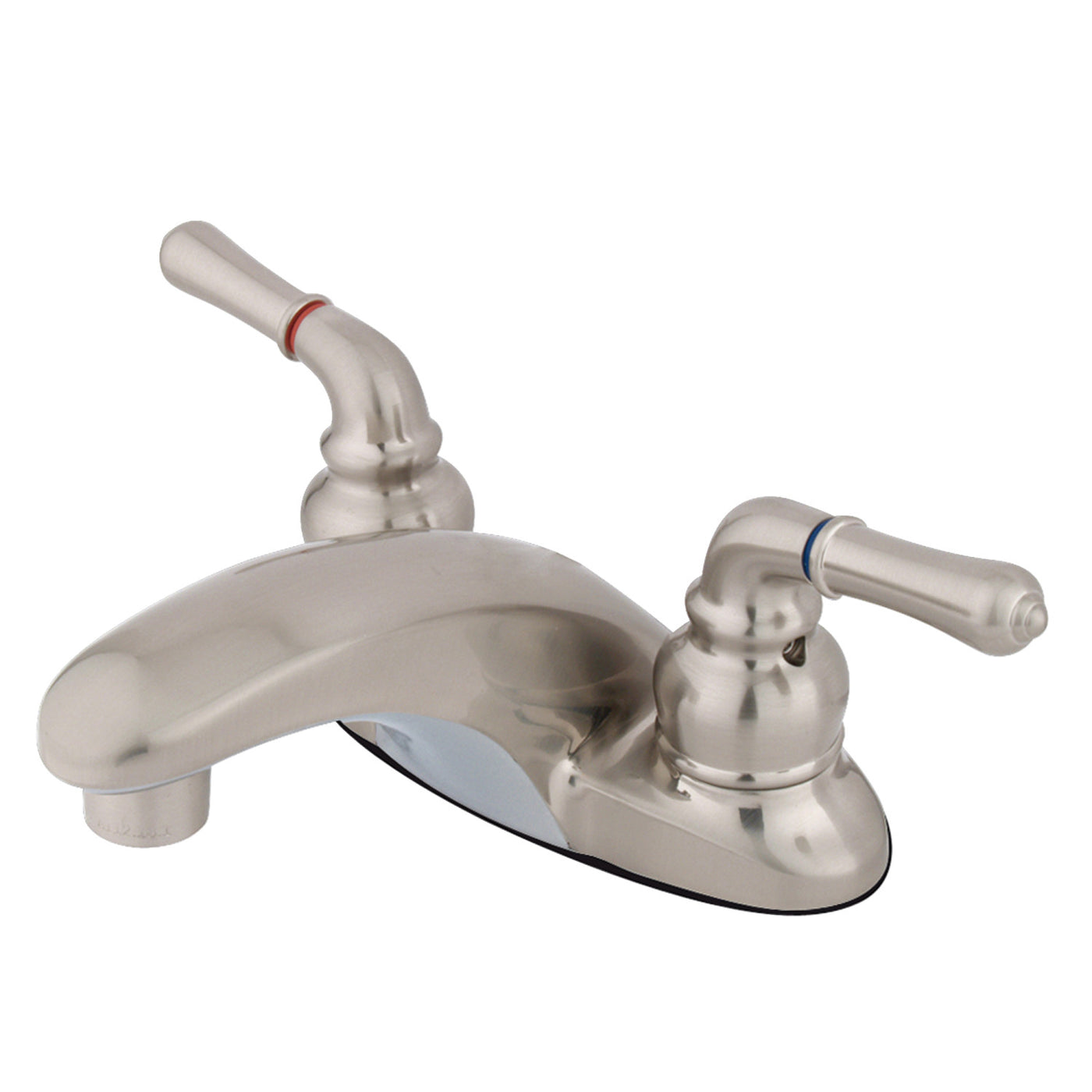 Elements of Design EB628LP 4-Inch Centerset Bathroom Faucet, Brushed Nickel
