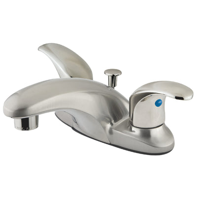 Elements of Design EB6628LL 4-Inch Centerset Bathroom Faucet, Brushed Nickel