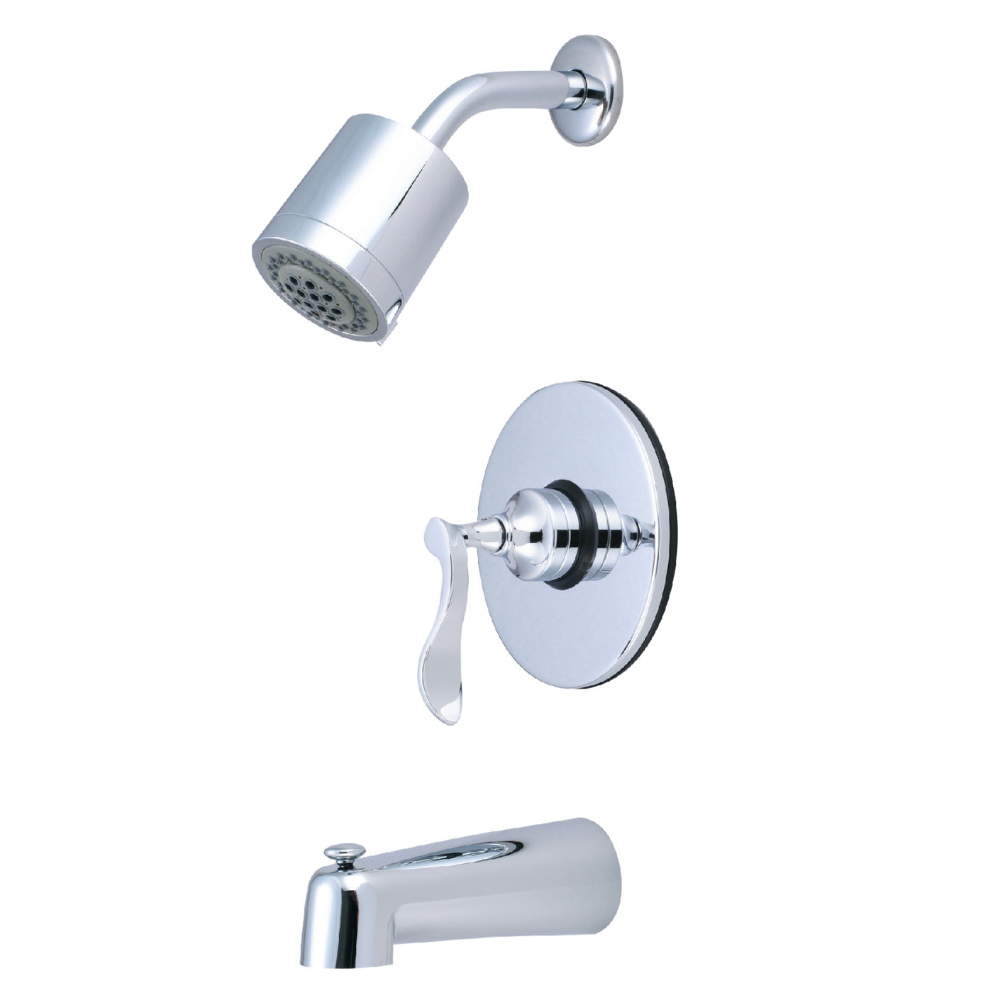 Elements of Design EB6691CFL Single-Handle Pressure Balanced Tub and Shower Faucet, Polished Chrome