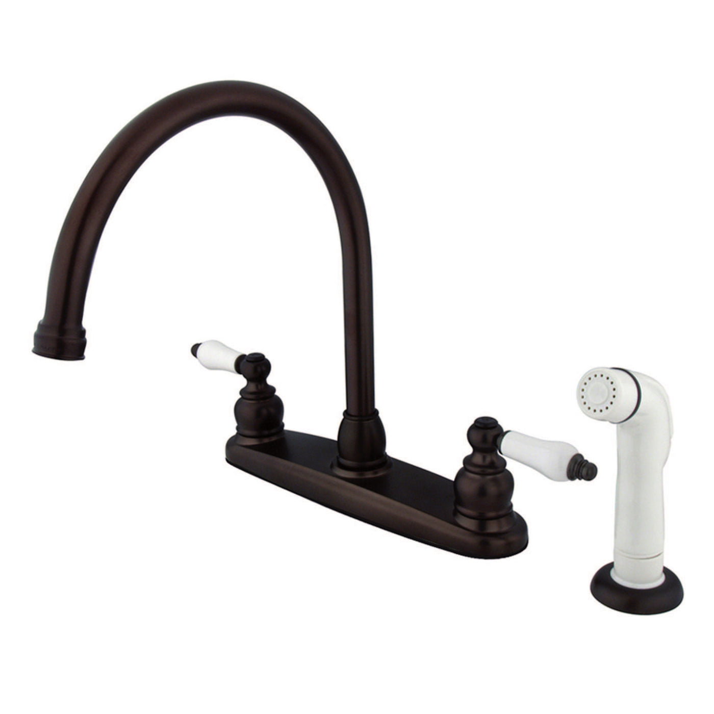Elements of Design EB725 Centerset Kitchen Faucet, Oil Rubbed Bronze