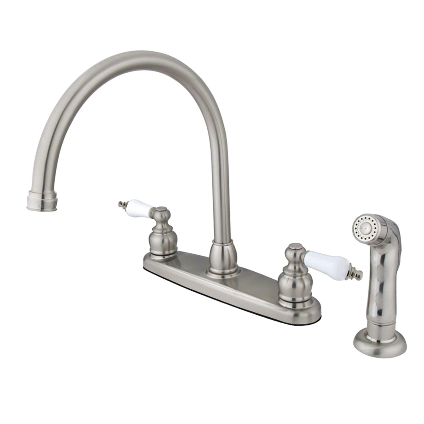 Elements of Design EB728SP Centerset Kitchen Faucet, Brushed Nickel