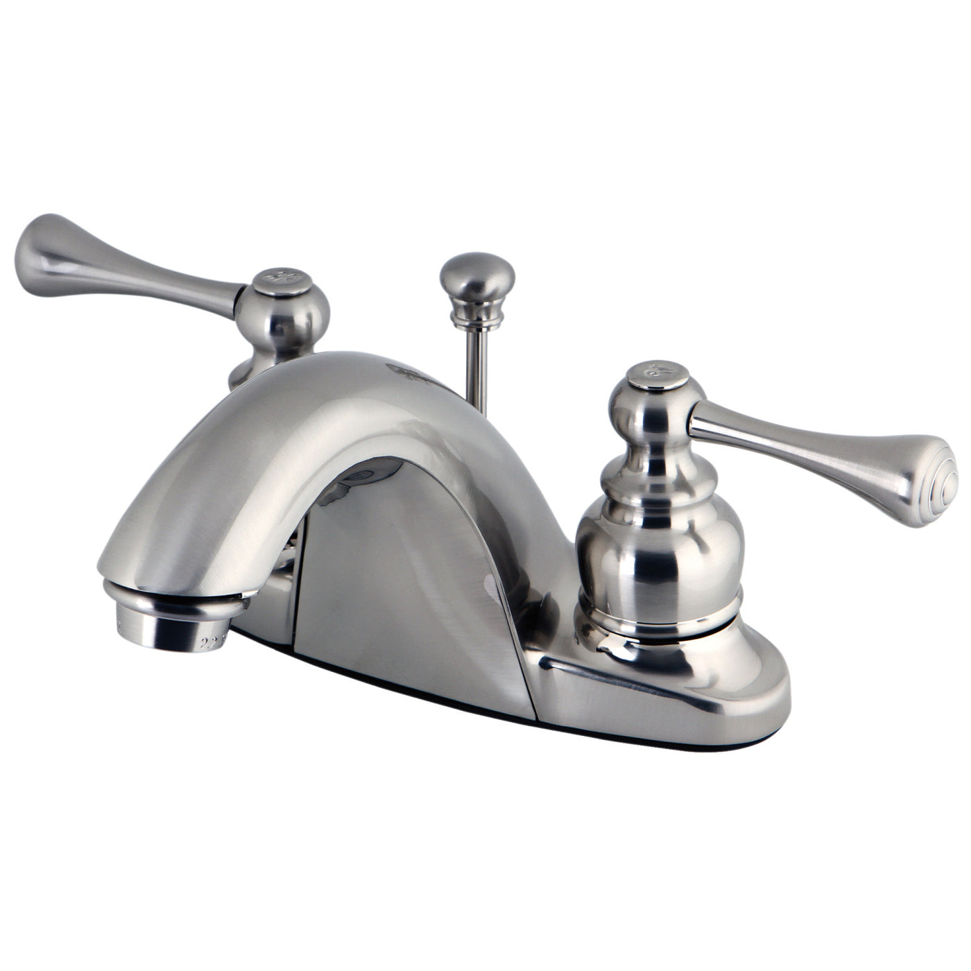 Elements of Design EB7648BL 4-Inch Centerset Bathroom Faucet, Brushed Nickel
