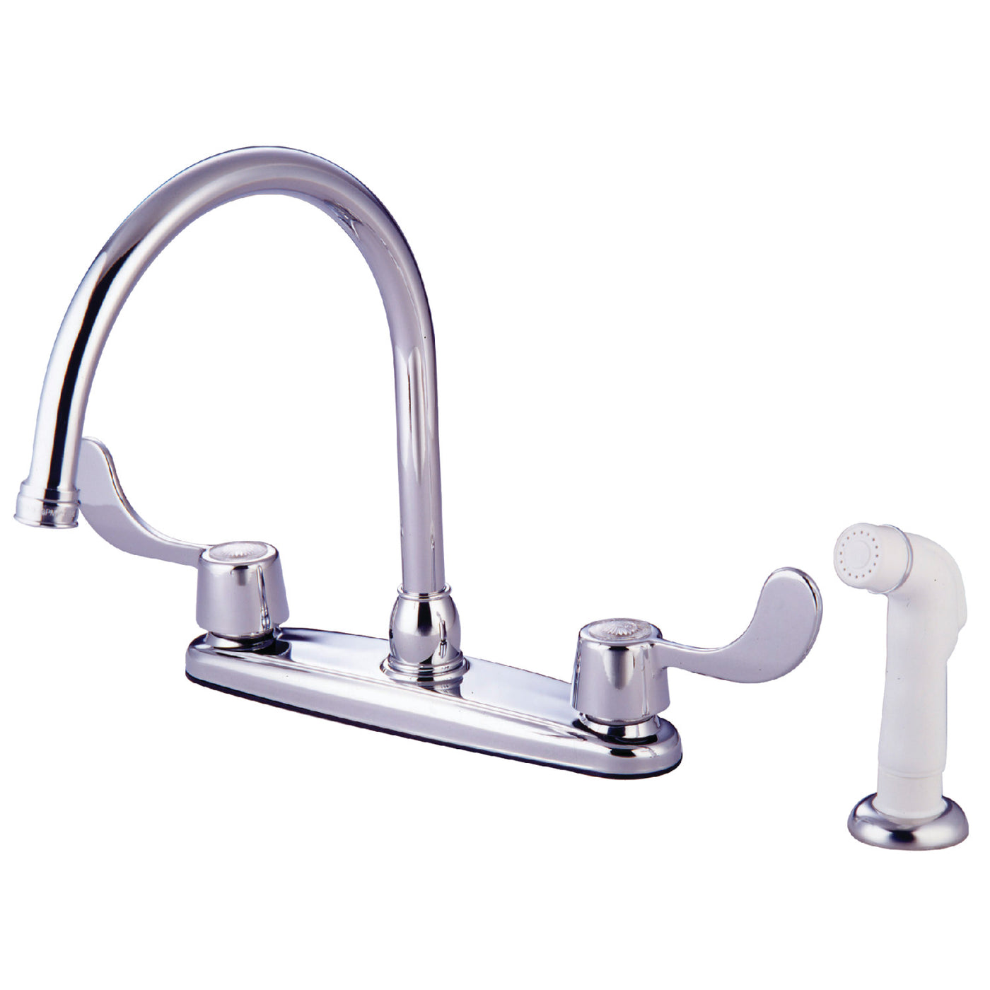 Elements of Design EB782 8-Inch Centerset Kitchen Faucet, Polished Chrome