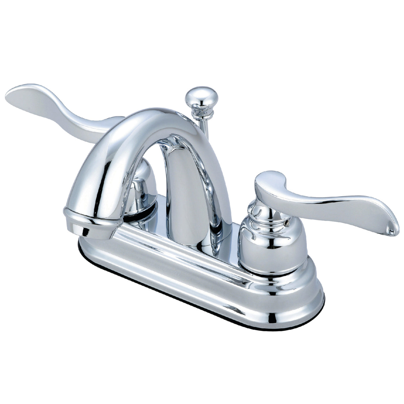 Elements of Design EB8611NFL 4-Inch Centerset Bathroom Faucet with Retail Pop-Up, Polished Chrome