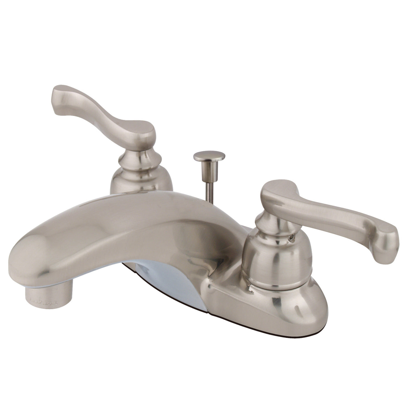 Elements of Design EB8628FL 4-Inch Centerset Bathroom Faucet, Brushed Nickel