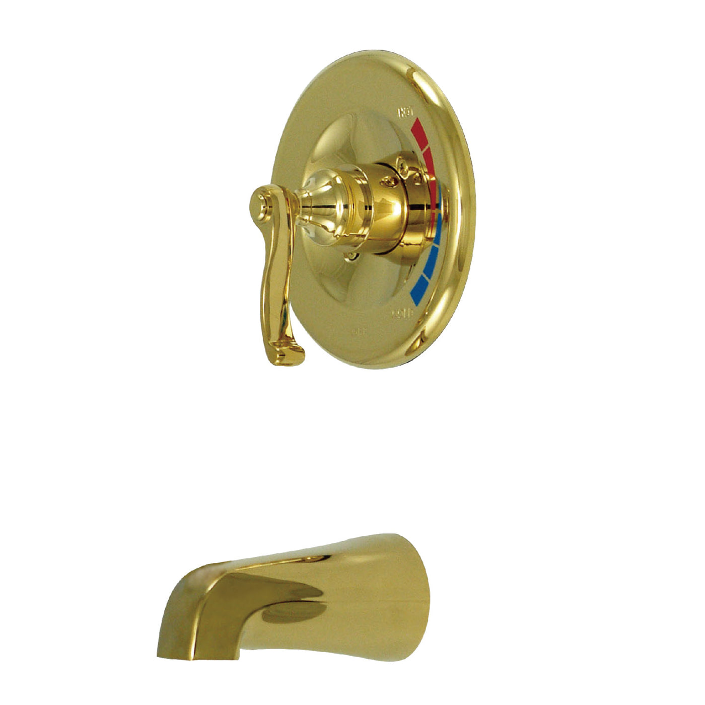 Elements of Design EB8632FLTO Tub Only Faucet, Polished Brass