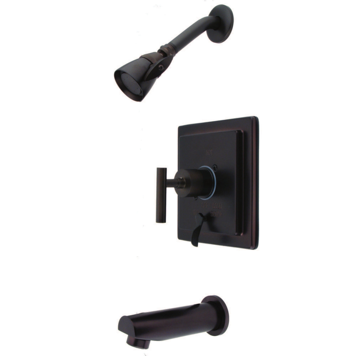 Elements of Design EB86550CML Single-Handle Tub and Shower Faucet, Oil Rubbed Bronze