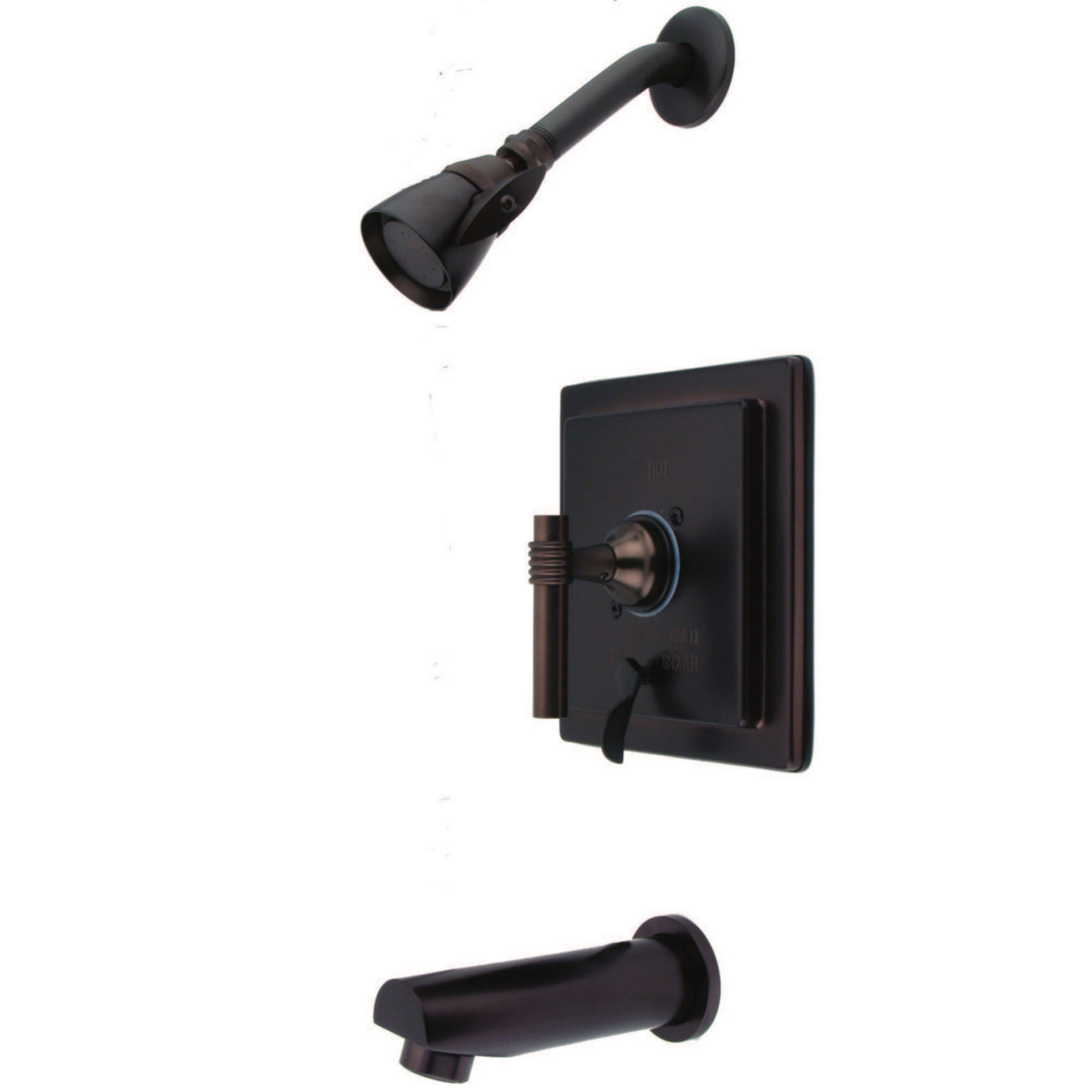 Elements of Design EB86550ML Tub and Shower Faucet, Oil Rubbed Bronze