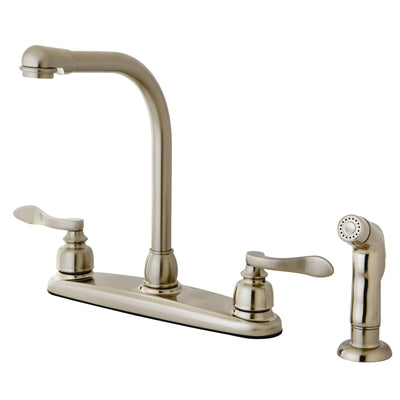 Elements of Design EB8758NFLSP Centerset Kitchen Faucet, Brushed Nickel