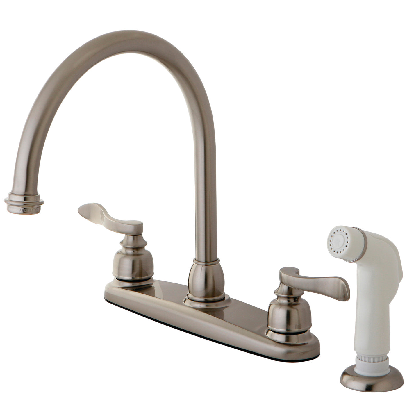 Elements of Design EB8798NFL Centerset Kitchen Faucet, Brushed Nickel