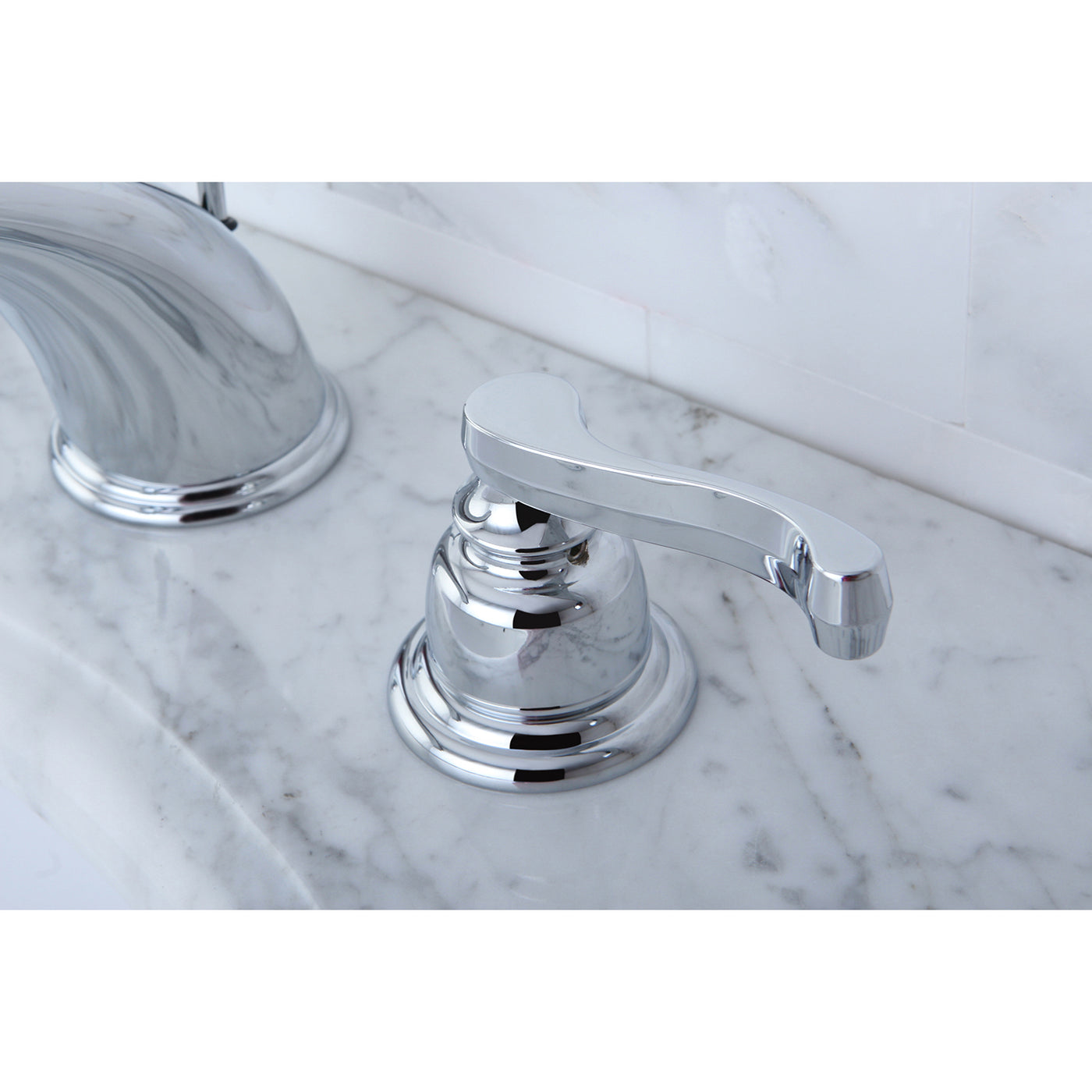 Elements of Design EB8961FL Widespread Bathroom Faucet with Retail Pop-Up, Polished Chrome