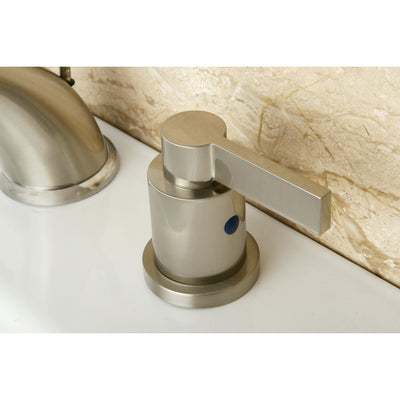 Elements of Design EB8968NDL Widespread Bathroom Faucet with Retail Pop-Up, Brushed Nickel