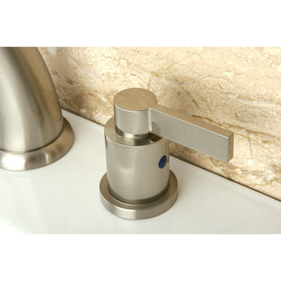 Elements of Design EB8988NDL Widespread Bathroom Faucet with Retail Pop-Up, Brushed Nickel