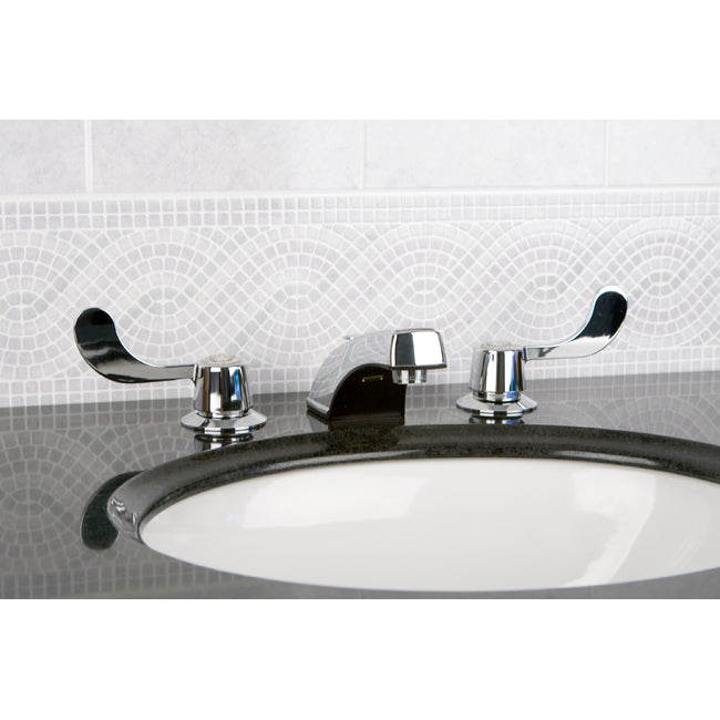 Elements of Design EB931B Widespread Bathroom Faucet with Retail Pop-Up, Polished Chrome