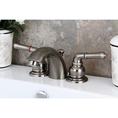 Elements of Design EB953 Mini-Widespread Bathroom Faucet, Black Stainless