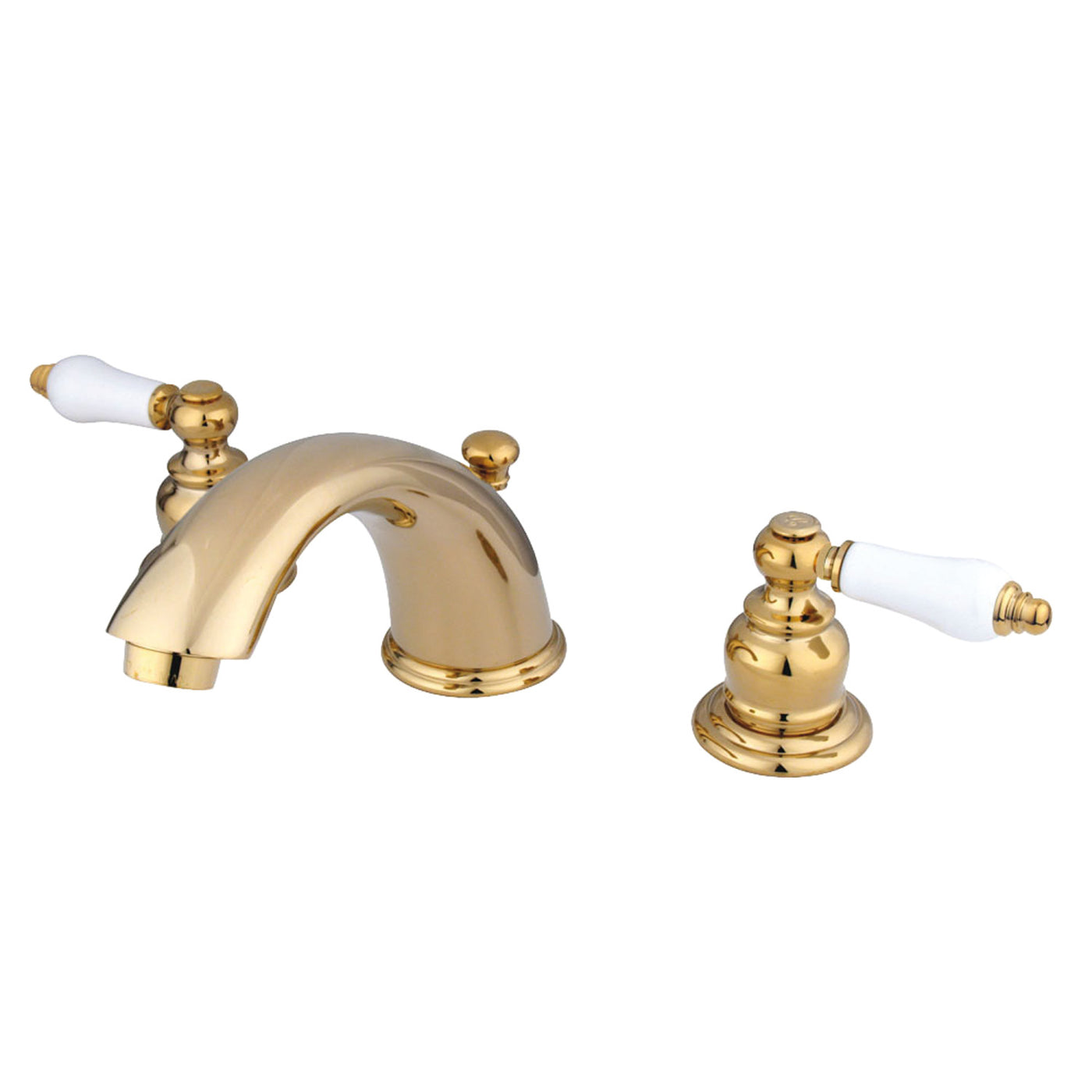 Elements of Design EB962PL Widespread Bathroom Faucet with Retail Pop-Up, Polished Brass