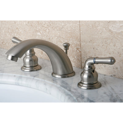 Elements of Design EB968 Widespread Bathroom Faucet with Retail Pop-Up, Brushed Nickel