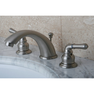 Elements of Design EB968 Widespread Bathroom Faucet with Retail Pop-Up, Brushed Nickel
