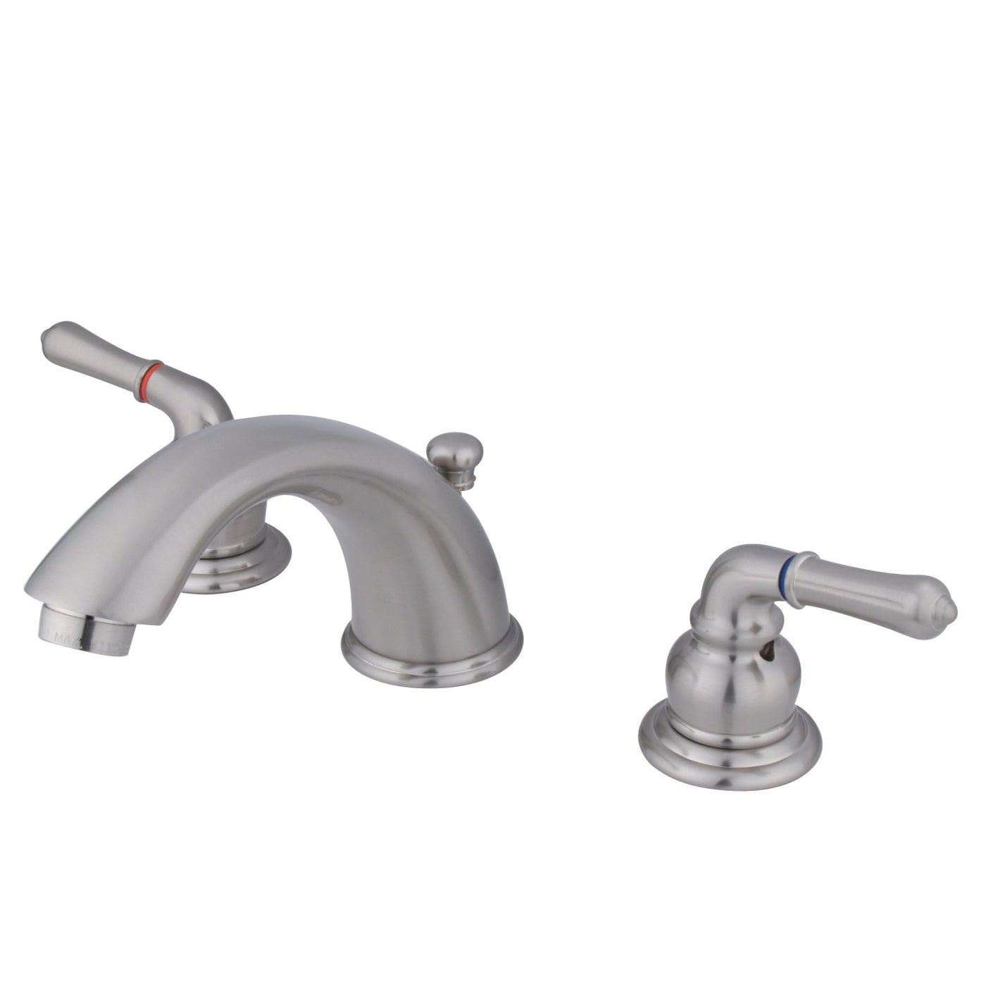 Elements of Design EB968 Widespread Bathroom Faucet with Retail Pop-Up, Brushed Nickel