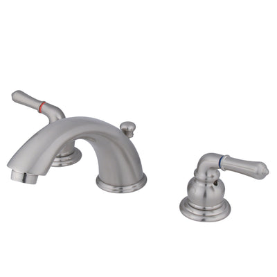 Elements of Design EB968 Widespread Bathroom Faucet with Retail Pop-Up, Brushed Nickel