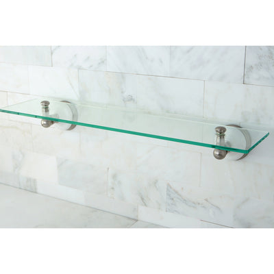 Elements of Design EBA1119SN Glass Shelf, Brushed Nickel