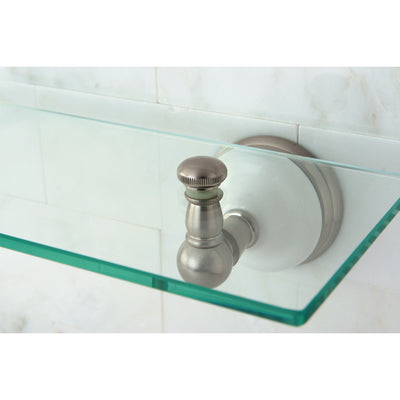 Elements of Design EBA1119SN Glass Shelf, Brushed Nickel