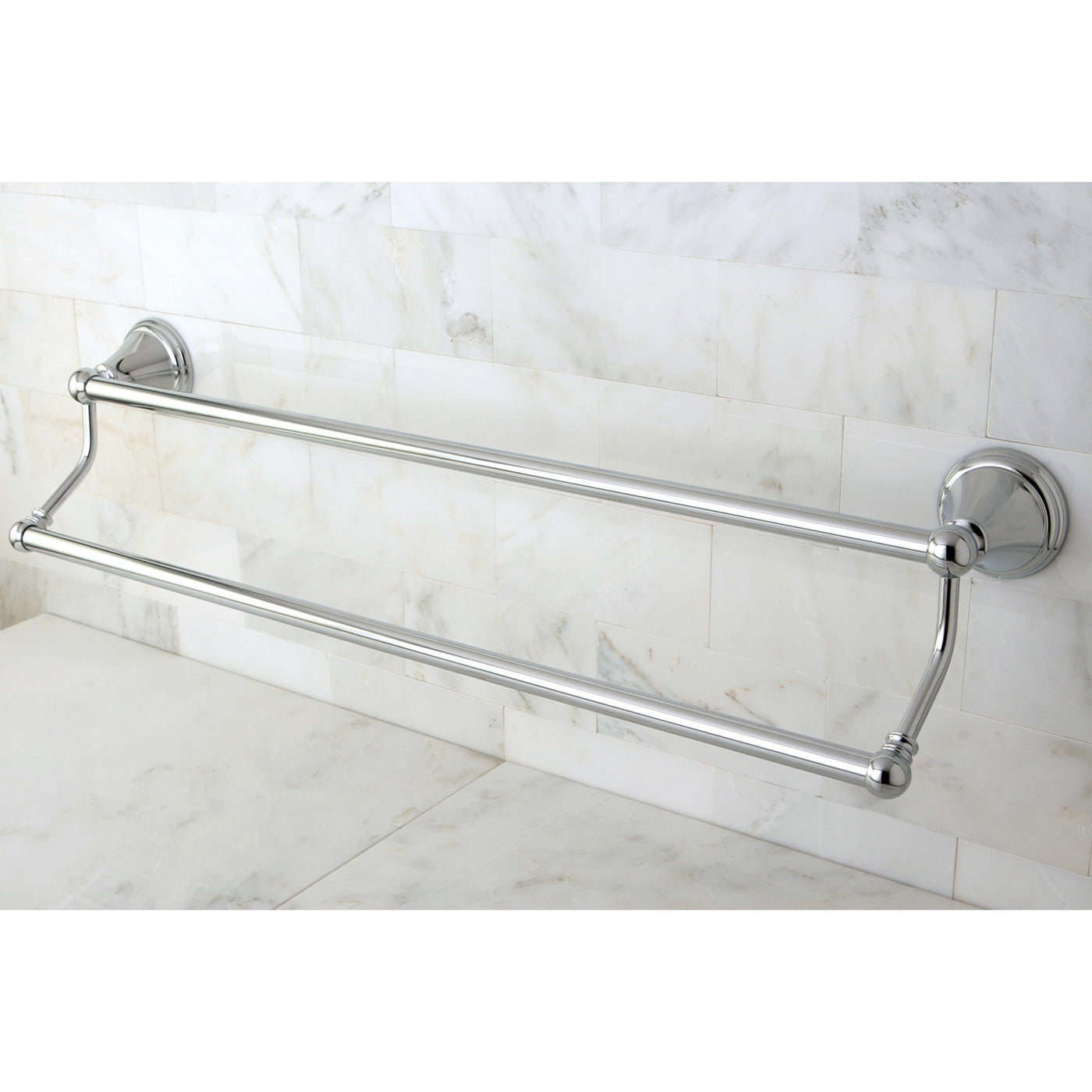 Elements of Design EBA2973C 24-Inch Dual Towel Bar, Polished Chrome
