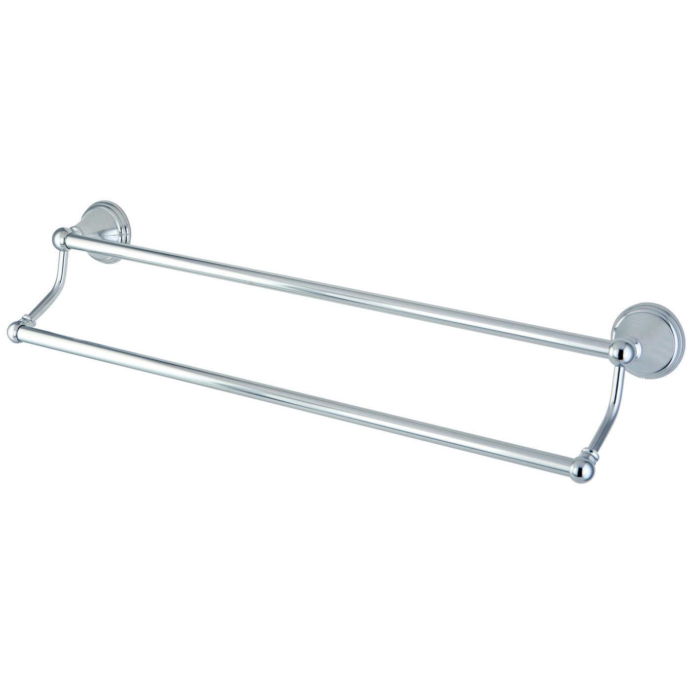Elements of Design EBA2973C 24-Inch Dual Towel Bar, Polished Chrome