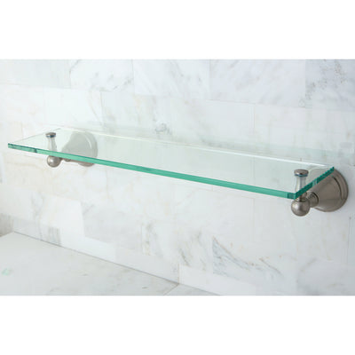 Elements of Design EBA2979SN Glass Shelf, Brushed Nickel