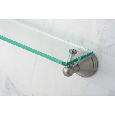 Elements of Design EBA2979SN Glass Shelf, Brushed Nickel