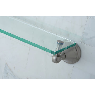 Elements of Design EBA2979SN Glass Shelf, Brushed Nickel