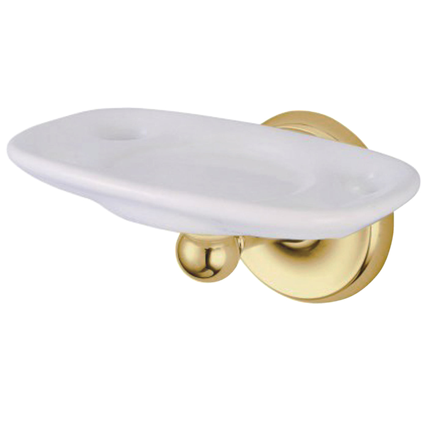Elements of Design EBA316PB Toothbrush and Tumbler Holder, Polished Brass