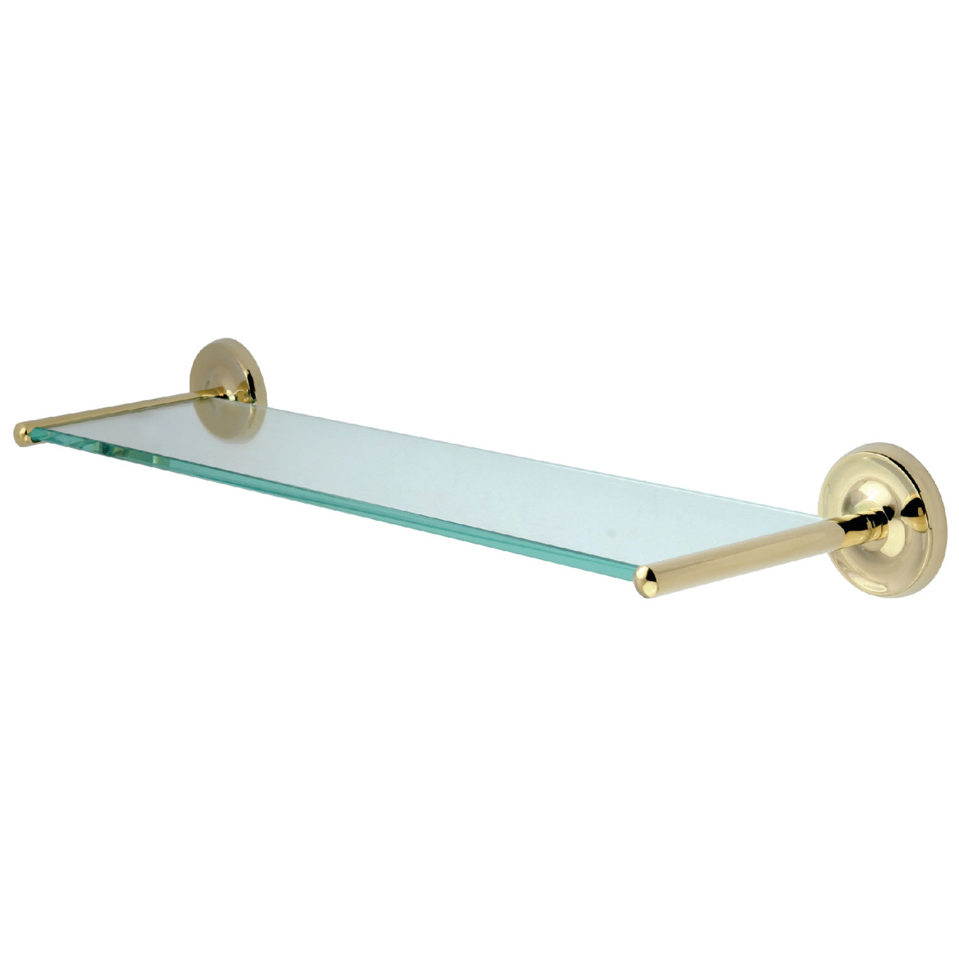 Elements of Design EBA319PB Glass Shelf, Polished Brass