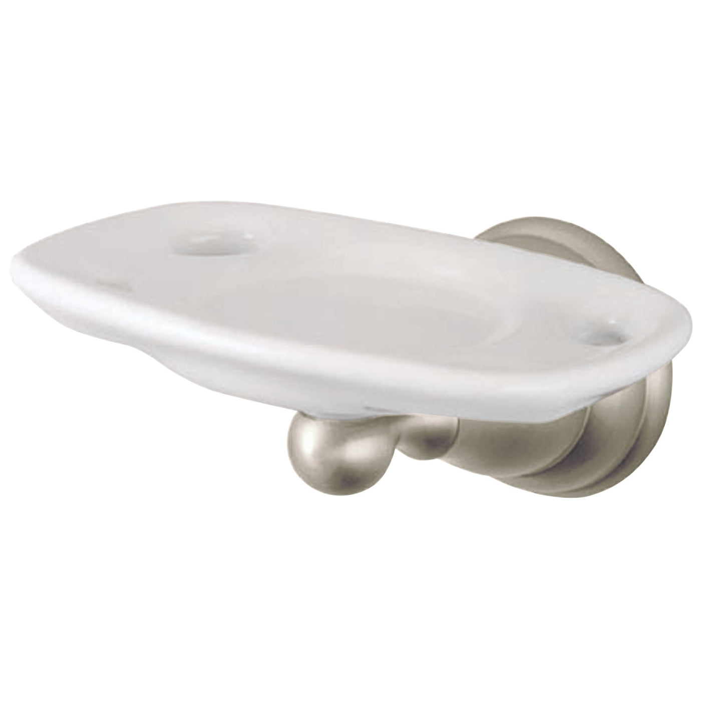 Elements of Design EBA5566SN Toothbrush and Tumbler Holder, Brushed Nickel
