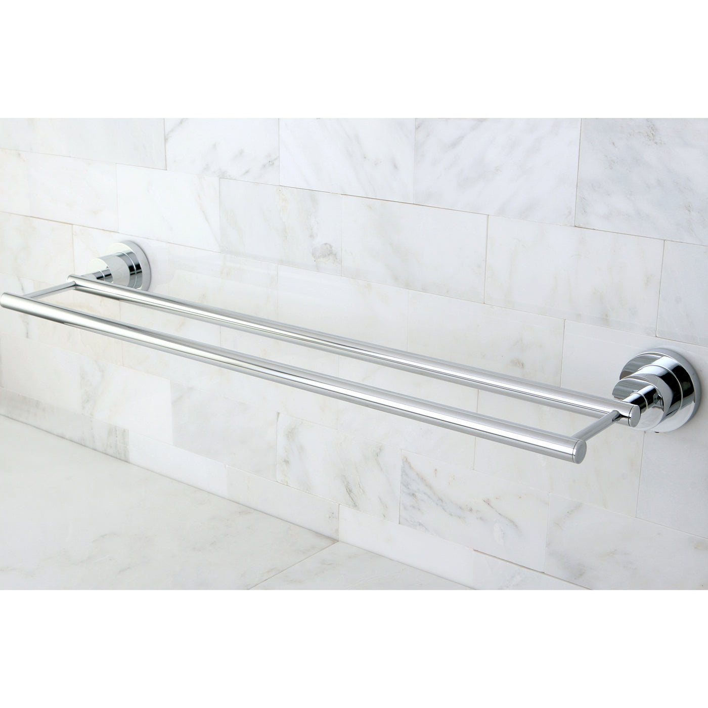 Elements of Design EBA8213C 24-Inch Dual Towel Bar, Polished Chrome