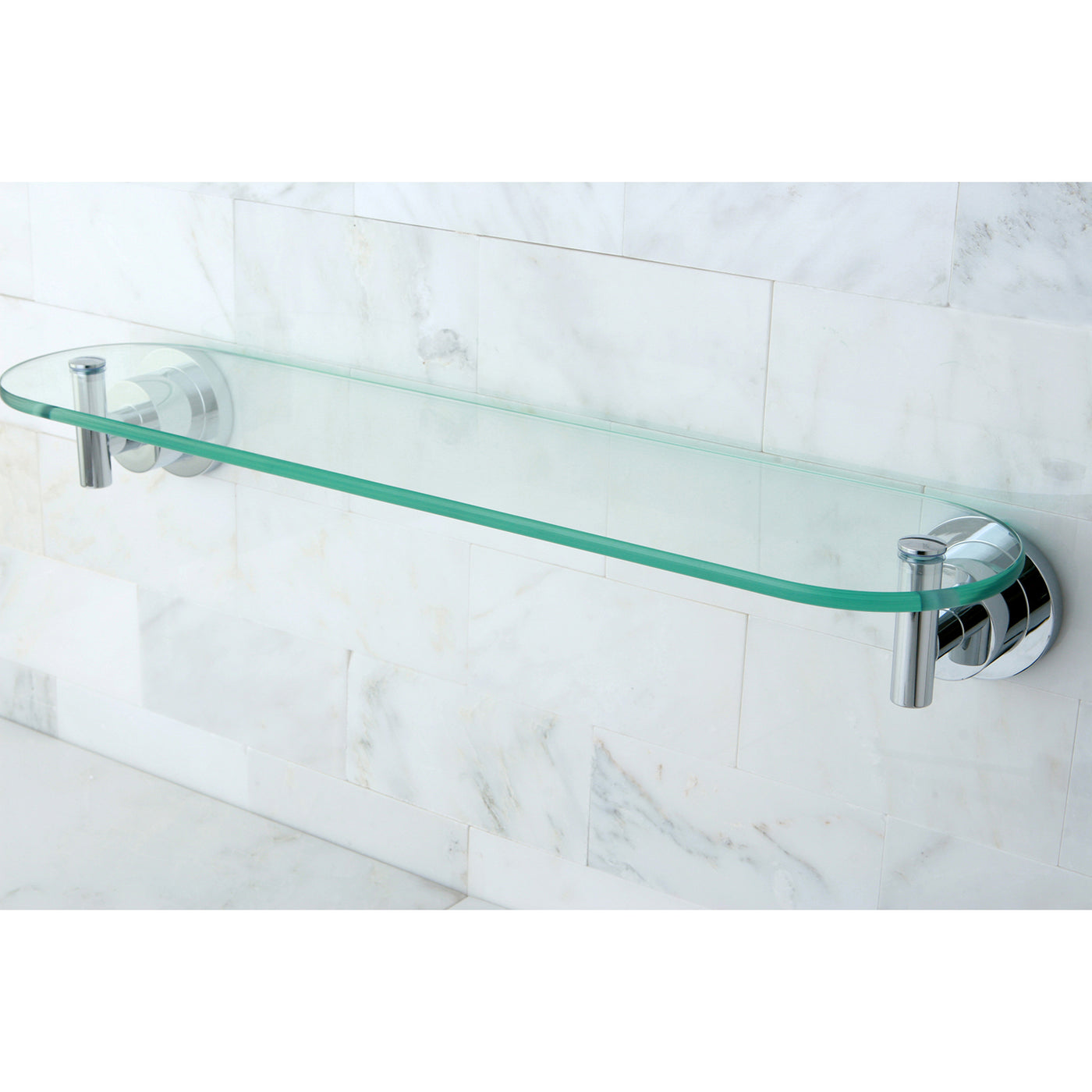 Elements of Design EBA8219C Glass Shelf, Polished Chrome