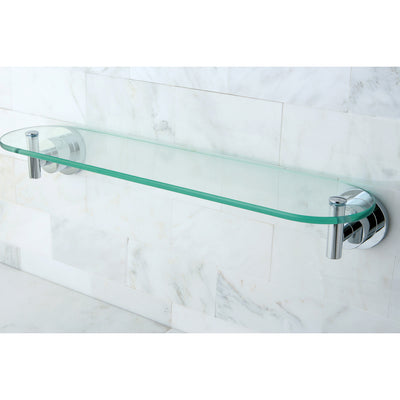 Elements of Design EBA8219C Glass Shelf, Polished Chrome