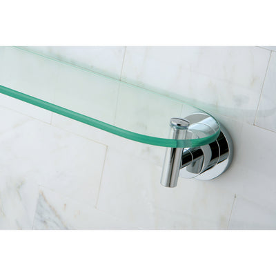 Elements of Design EBA8219C Glass Shelf, Polished Chrome