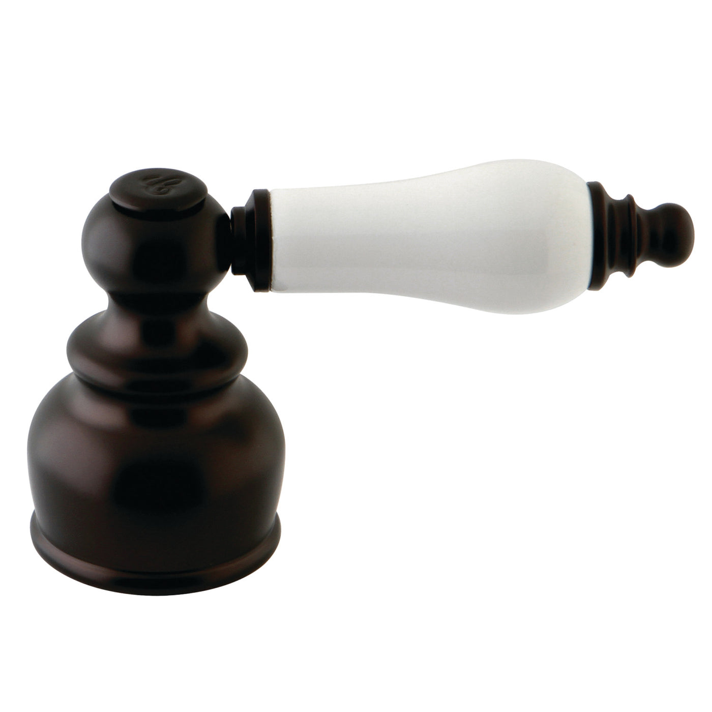 Elements of Design EBH605BC Cold Side Porcelain Lever Handle (D-Type), Oil Rubbed Bronze
