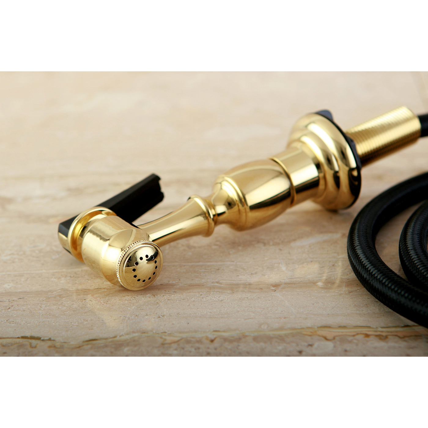 Elements of Design EBSPR2 Kitchen Side Sprayer, Polished Brass