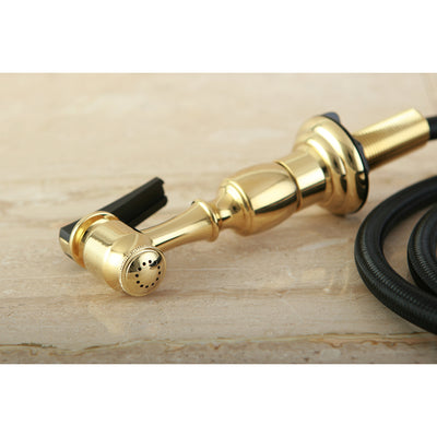 Elements of Design EBSPR2 Kitchen Side Sprayer, Polished Brass