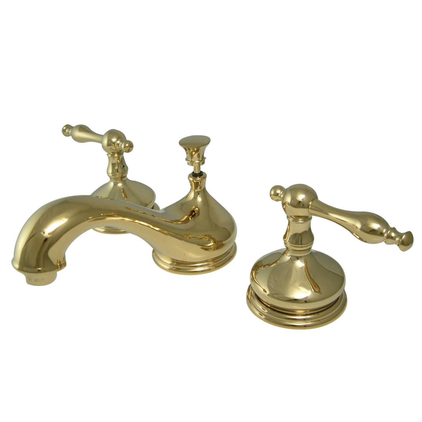 Elements of Design ES1162NL Widespread Bathroom Faucet with Brass Pop-Up, Polished Brass