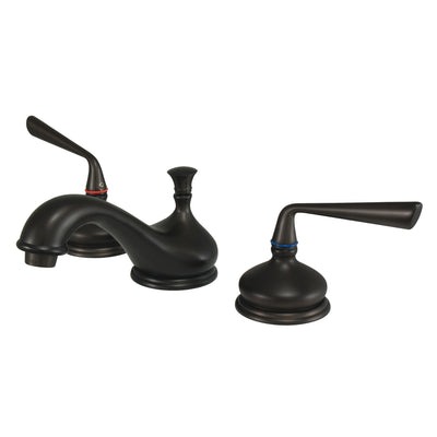 Elements of Design ES1165ZL Widespread Bathroom Faucet with Brass Pop-Up, Oil Rubbed Bronze