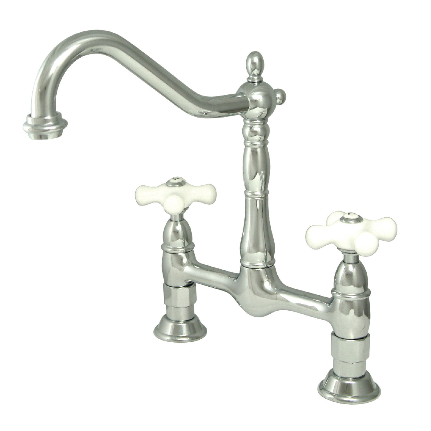 Elements of Design ES1171PX Bridge Kitchen Faucet, Polished Chrome