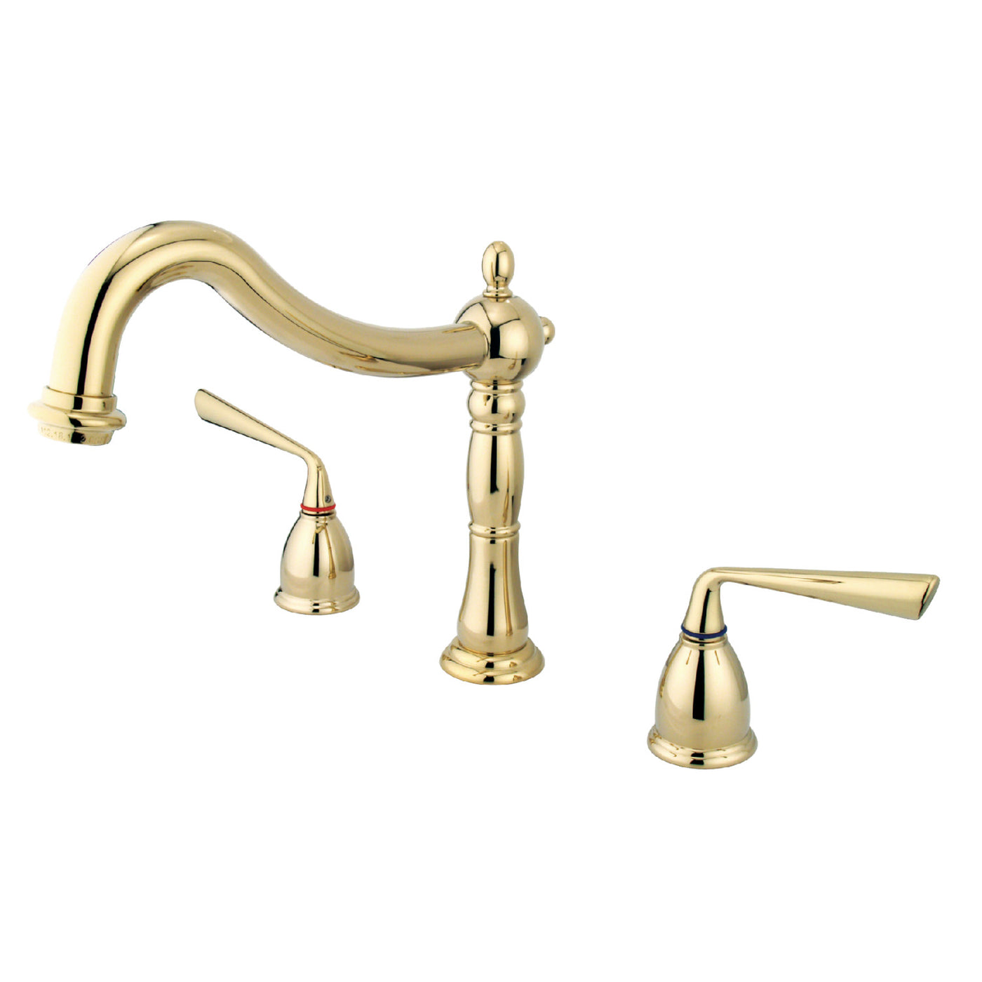 Elements of Design ES1342ZL Roman Tub Faucet, Polished Brass
