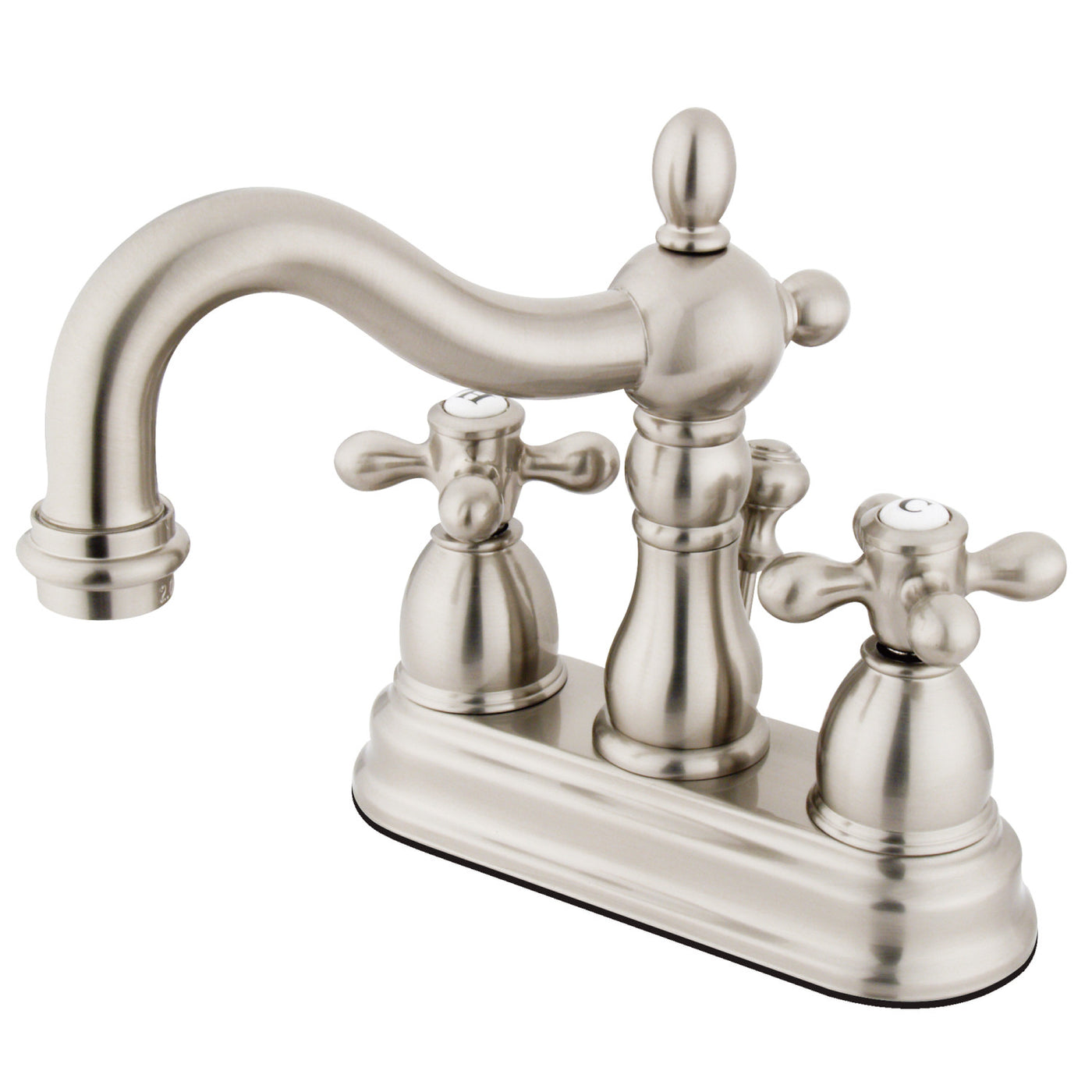 Elements of Design ES1608AX 4-Inch Centerset Bathroom Faucet, Brushed Nickel