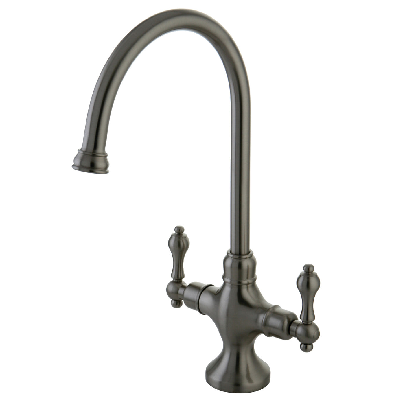 Elements of Design ES1768ALLS Two-Handle Kitchen Faucet, Brushed Nickel
