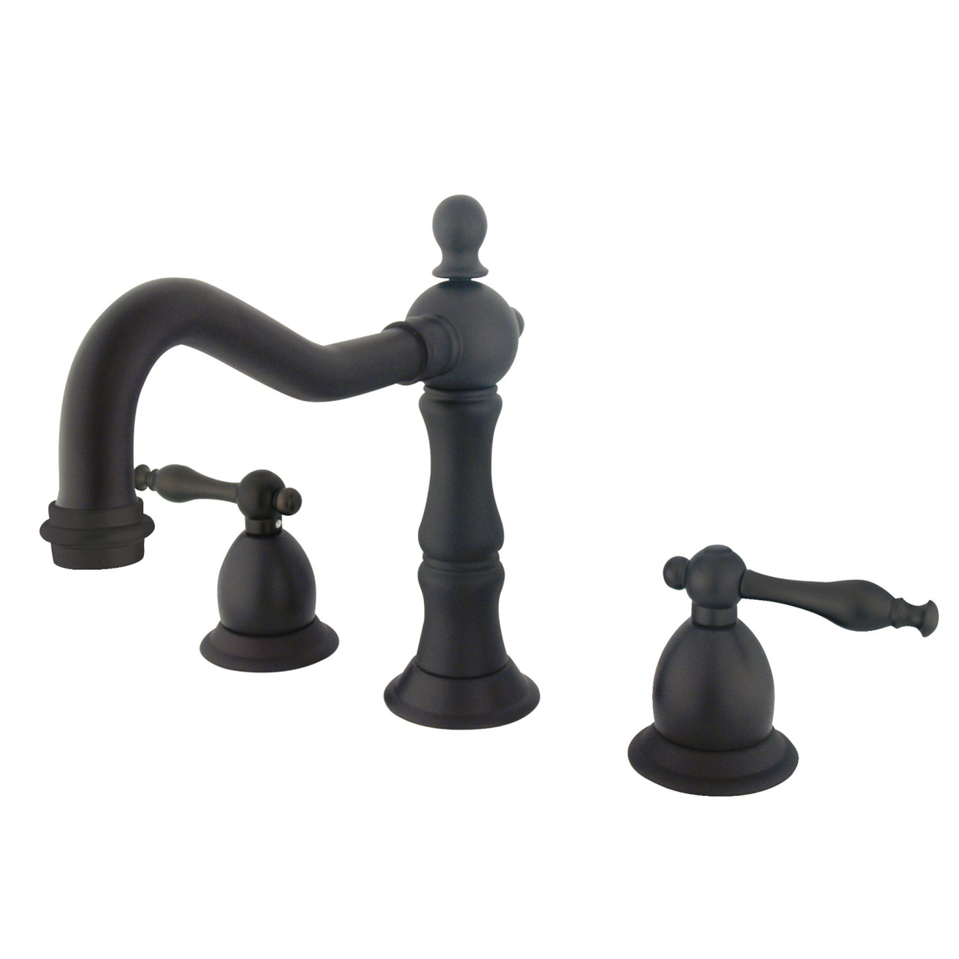Elements of Design ES1975NL Widespread Bathroom Faucet with Brass Pop-Up, Oil Rubbed Bronze