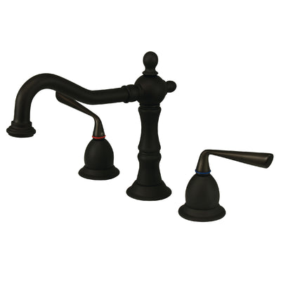 Elements of Design ES1975ZL Widespread Bathroom Faucet with Brass Pop-Up, Oil Rubbed Bronze