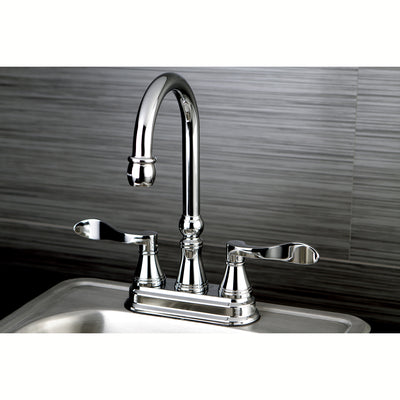Elements of Design ES2491DFL 4-Inch Centerset Bar Faucet, Polished Chrome